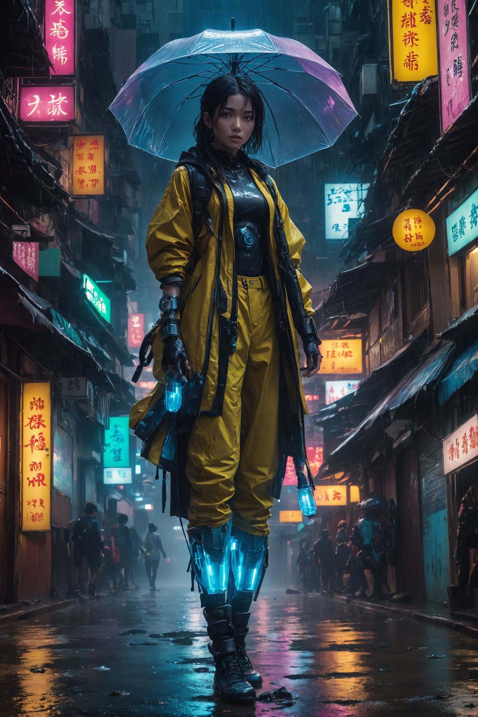 02962-779843987-In a futuristic cyberpunk Hong Kong, a flood wave fills the alleyways of Kowloon City with vibrant colors. Amidst overflowing ro.jpg